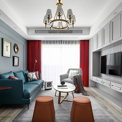 簡美輕奢風格定制案例