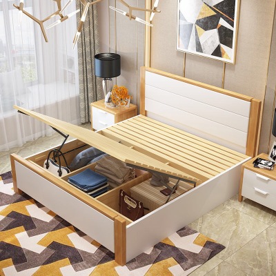 美式鄉村簡約布藝床