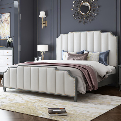 全實木輕奢1.8米雙人床