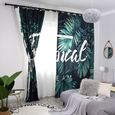 3D數碼印花遮光窗簾
