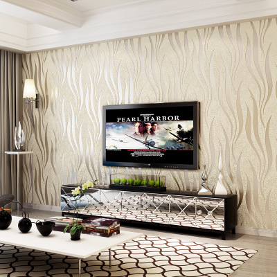 現(xiàn)代條紋無紡布壁紙