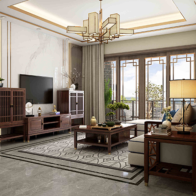實(shí)木中式風(fēng)格全屋定制