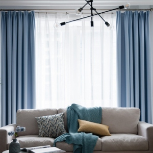 現(xiàn)代簡約純色高精密加厚窗簾